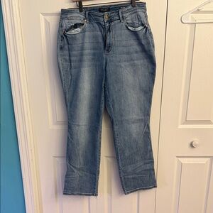 Judy Blue Light Blue Straight Leg Dad Jeans